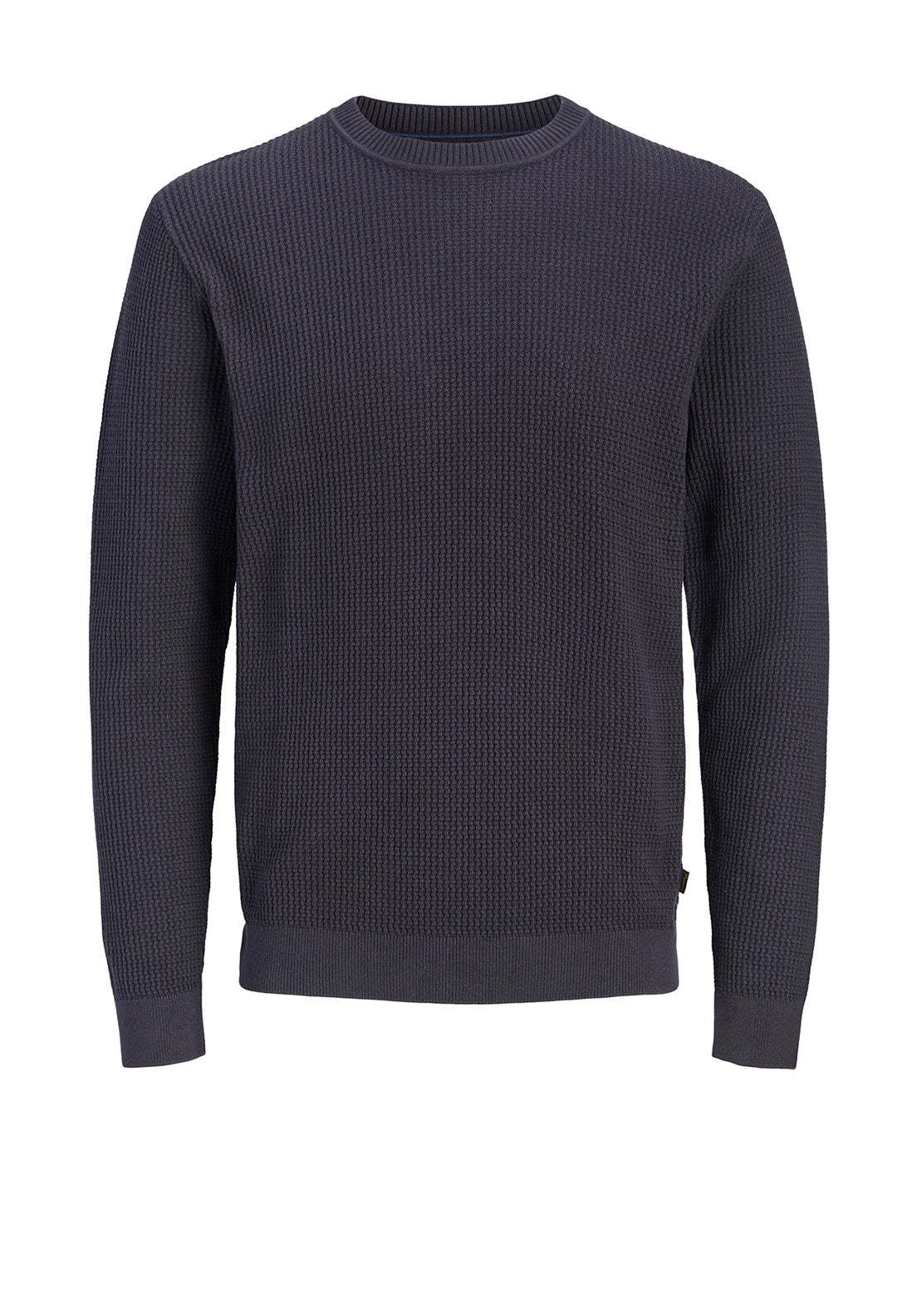 Jack & Jones Stanley Crew Neck Knit Jumper, Dark Navy