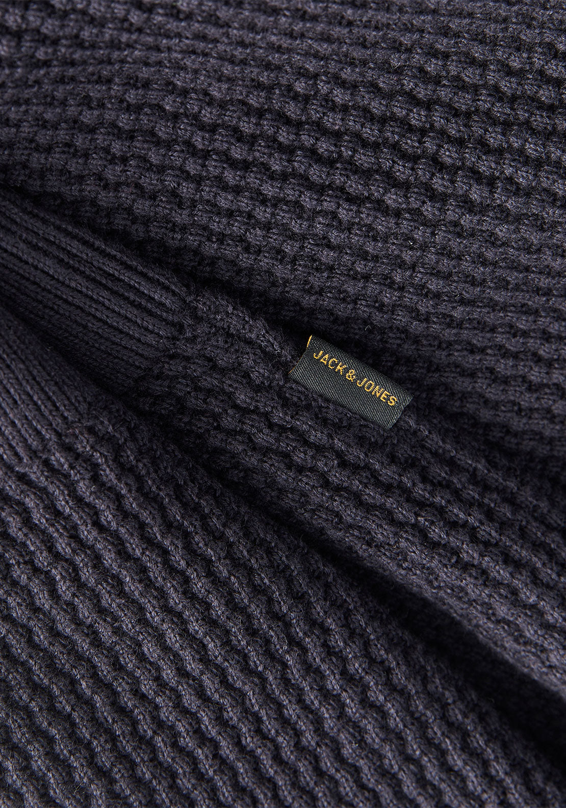 Jack & Jones Stanley Crew Neck Knit Jumper, Dark Navy