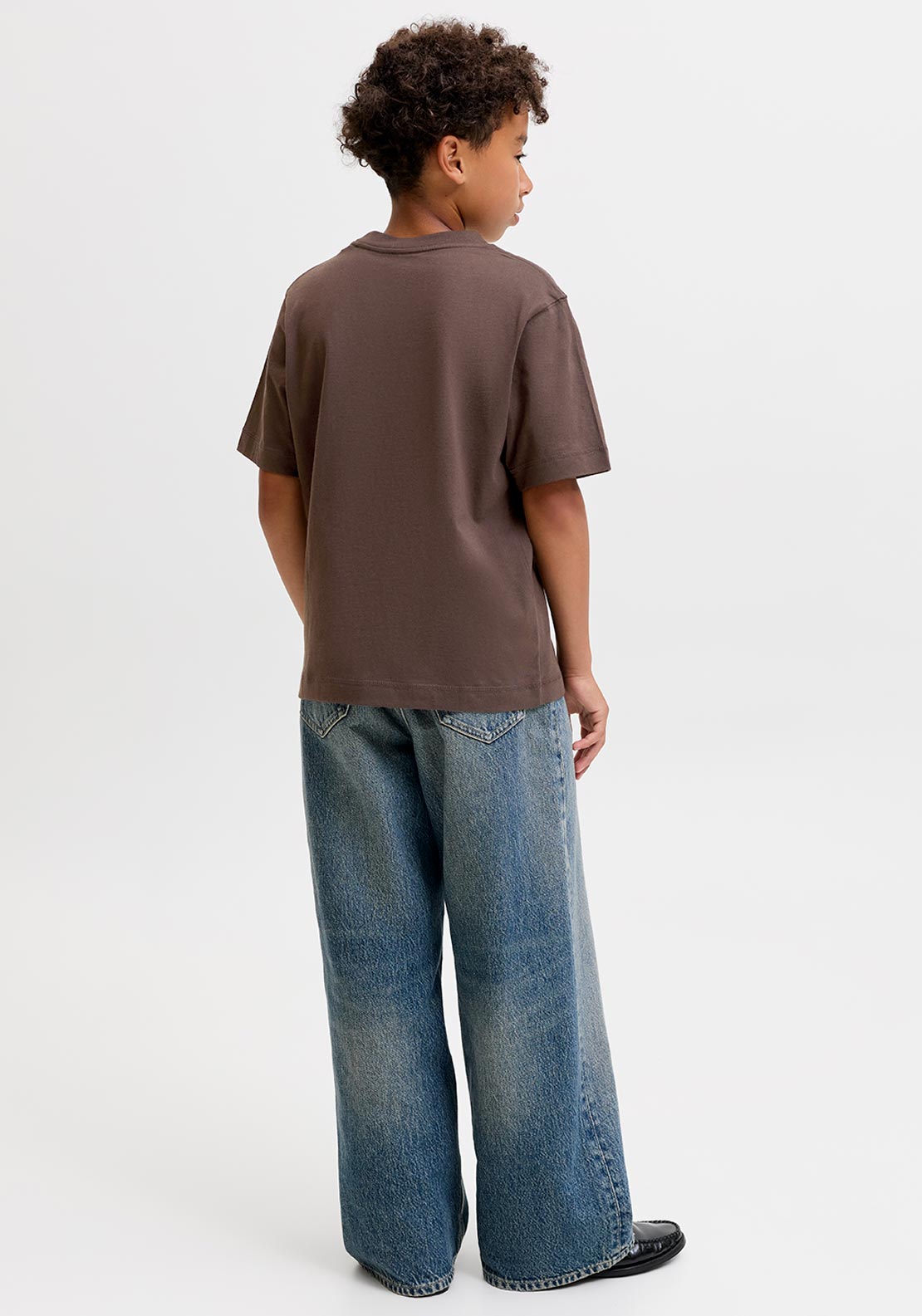 Jack & Jones Boy Norrebro Short Sleeve Tee, Brown