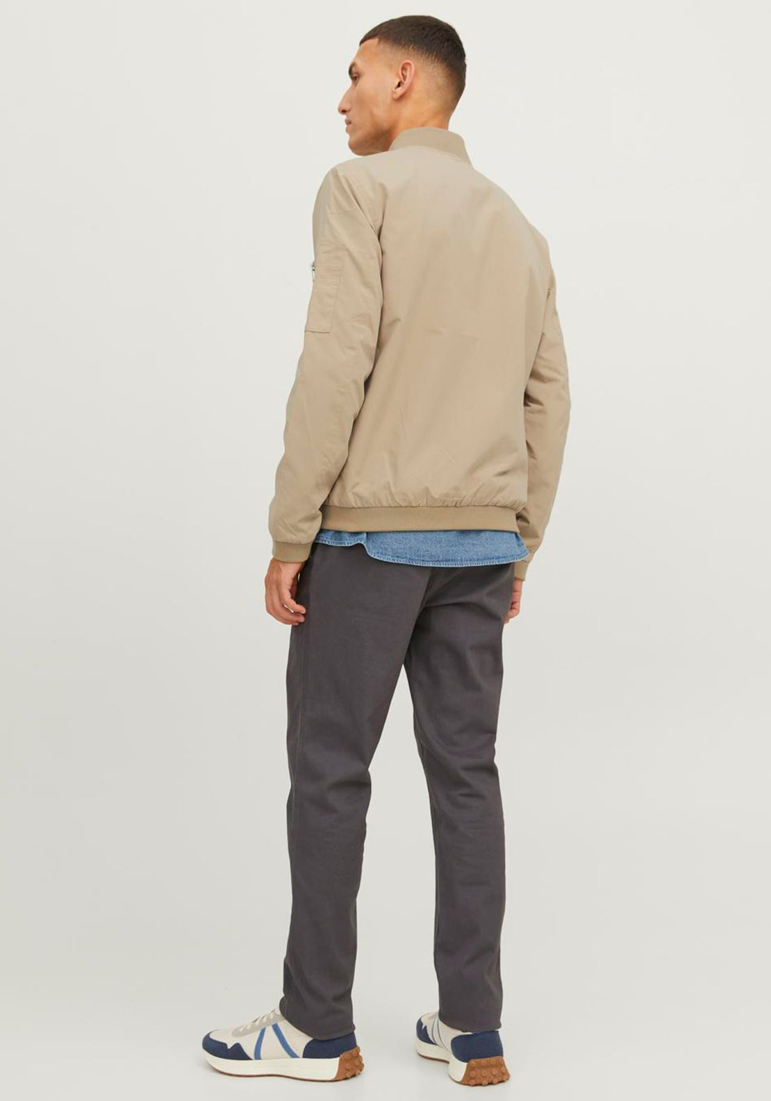 Jack & Jones Rush Bomber Jacket, Beige