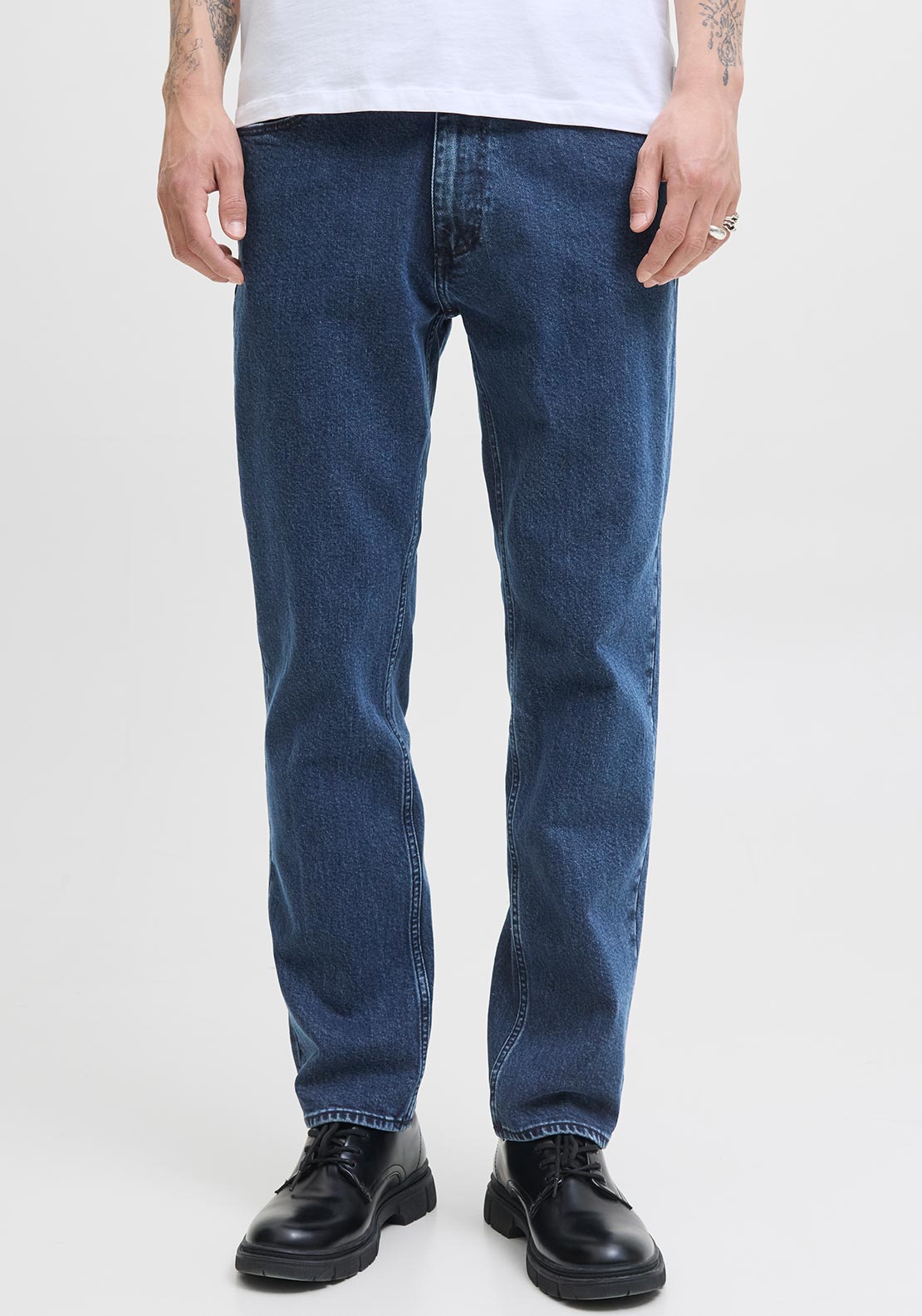 Jack & Jones Clark Original Regular Fit Jeans, Blue Denim