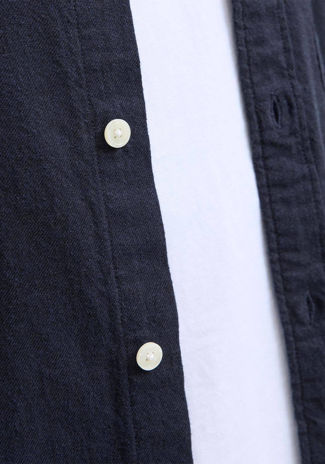 Jack & Jones Brook Twill Shirt, Navy