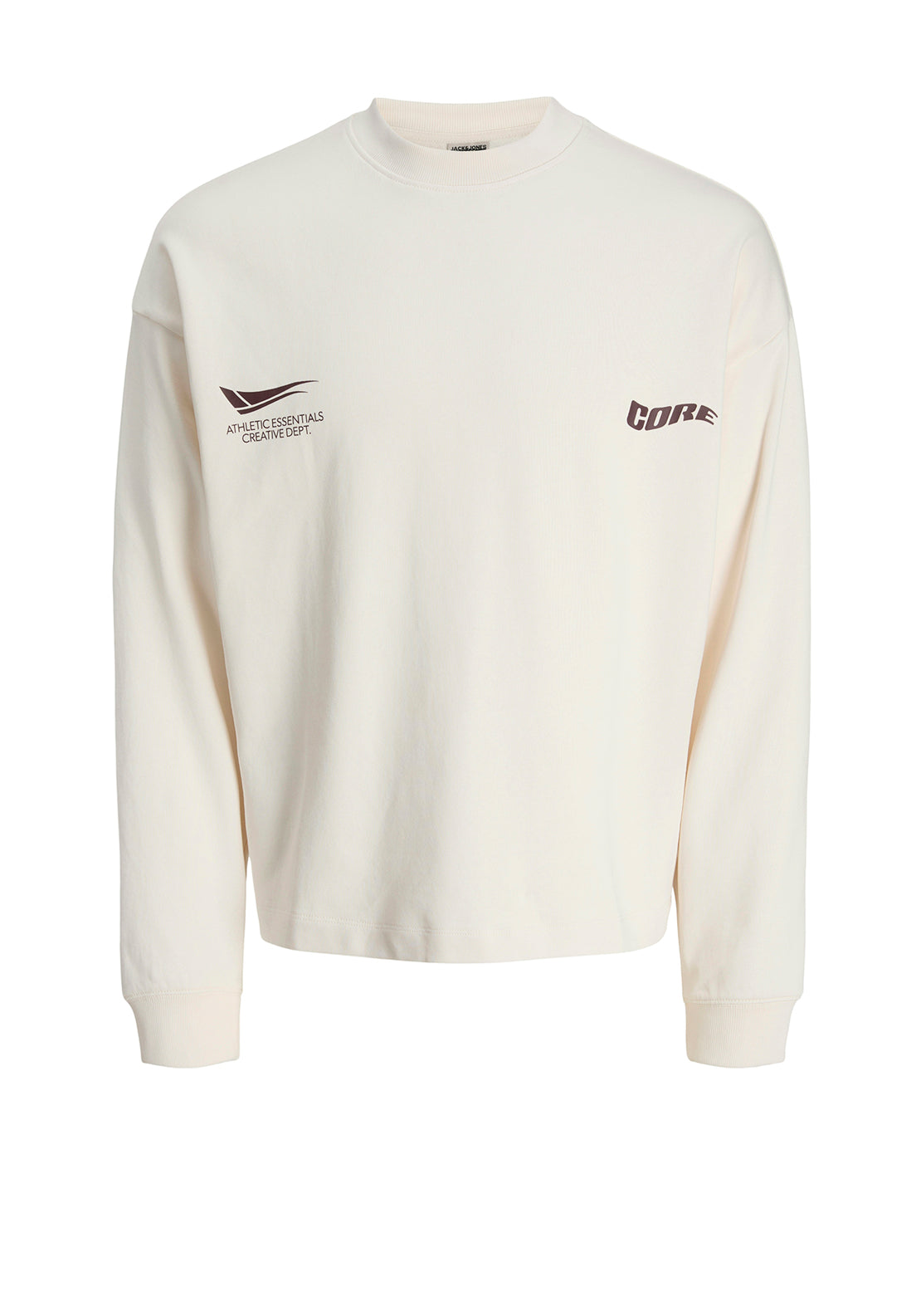 Jack Jones Signal Sweatshirt, Cream McElhinneys
