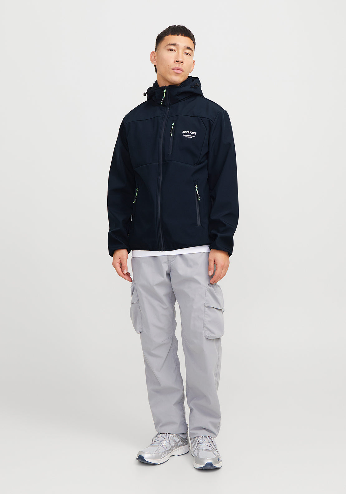 Jack & Jones Theo Softshell Jacket, Navy
