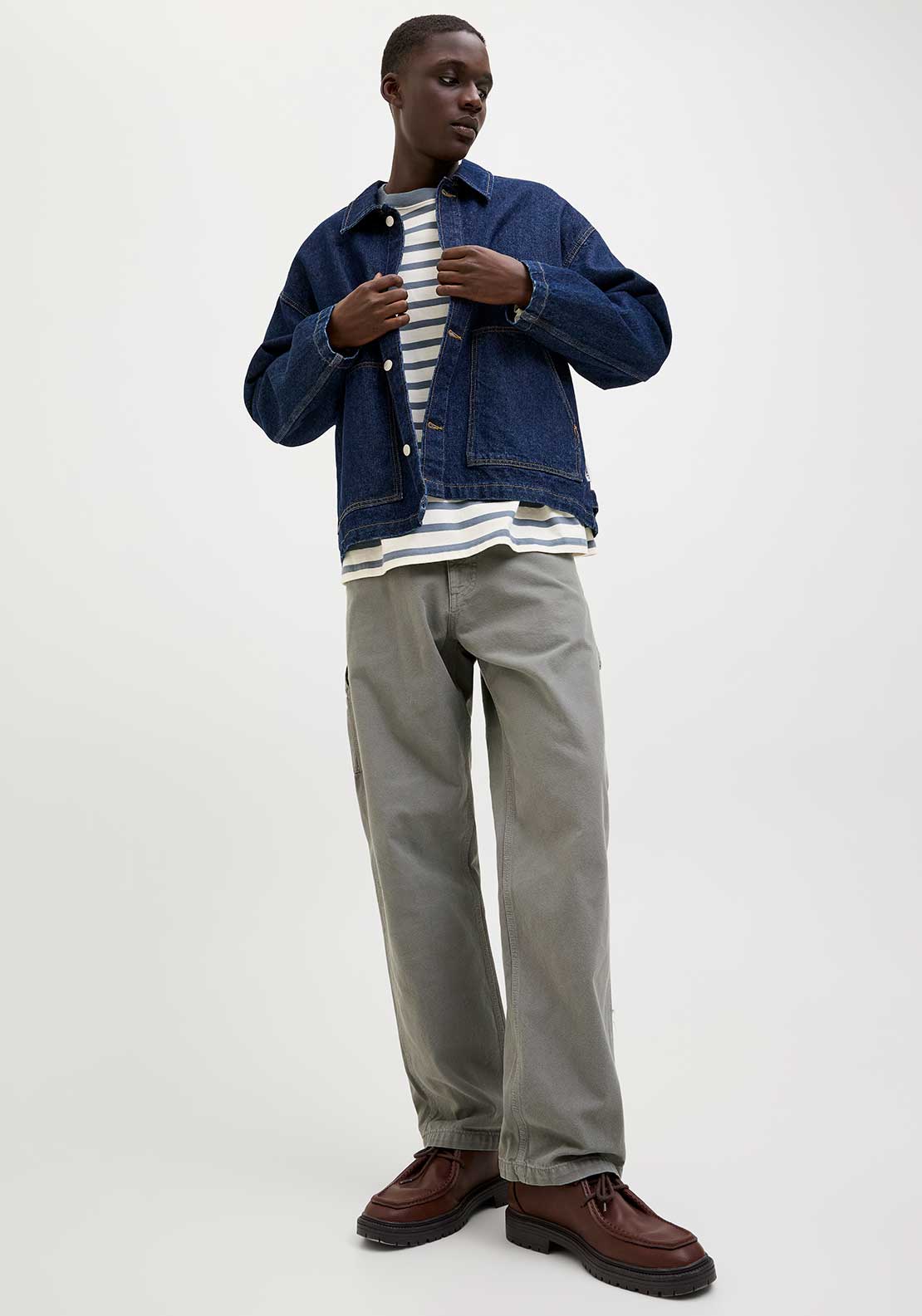 Jack & Jones Teddie Carpenter Trousers, Mulled Basil