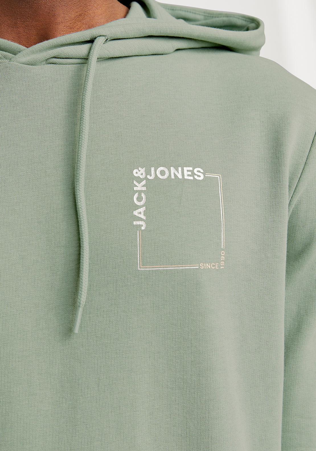 Jack & Jones Verner Hoodie, Iceberg Green