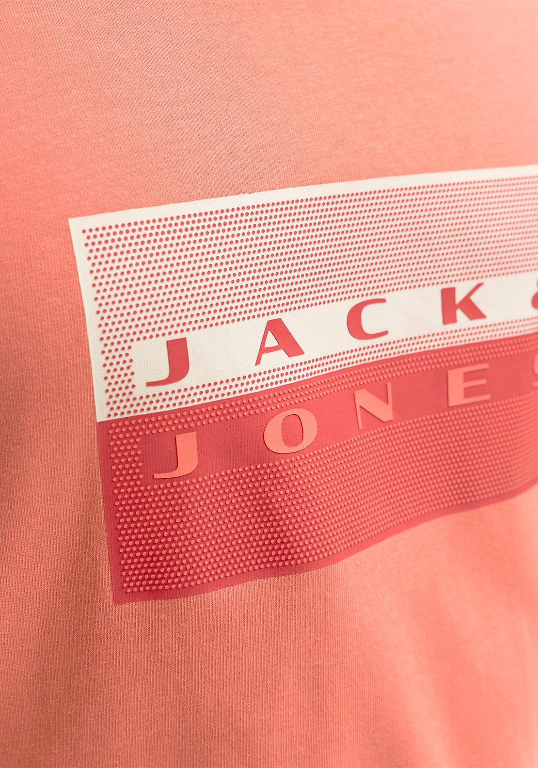 Jack & Jones Fusion Dots T-Shirt, Orange