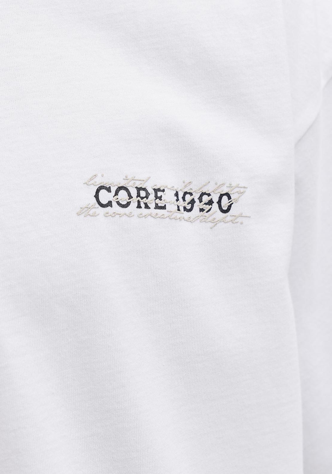 Jack & Jones Eterna Script T-Shirt, White