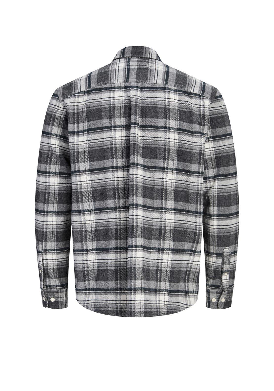 Jack & Jones Boy Stanley Flannel Long Sleeve Shirt, Grey