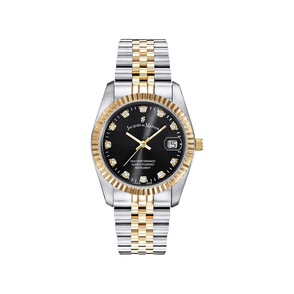 Jacques du Manoir NRO19 Womens Watch, Silver & Gold