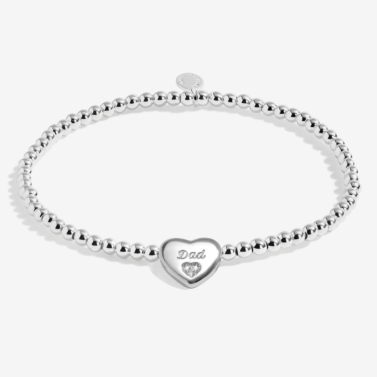Joma Jewellery Dad Always Remembered Bracelet, Silver