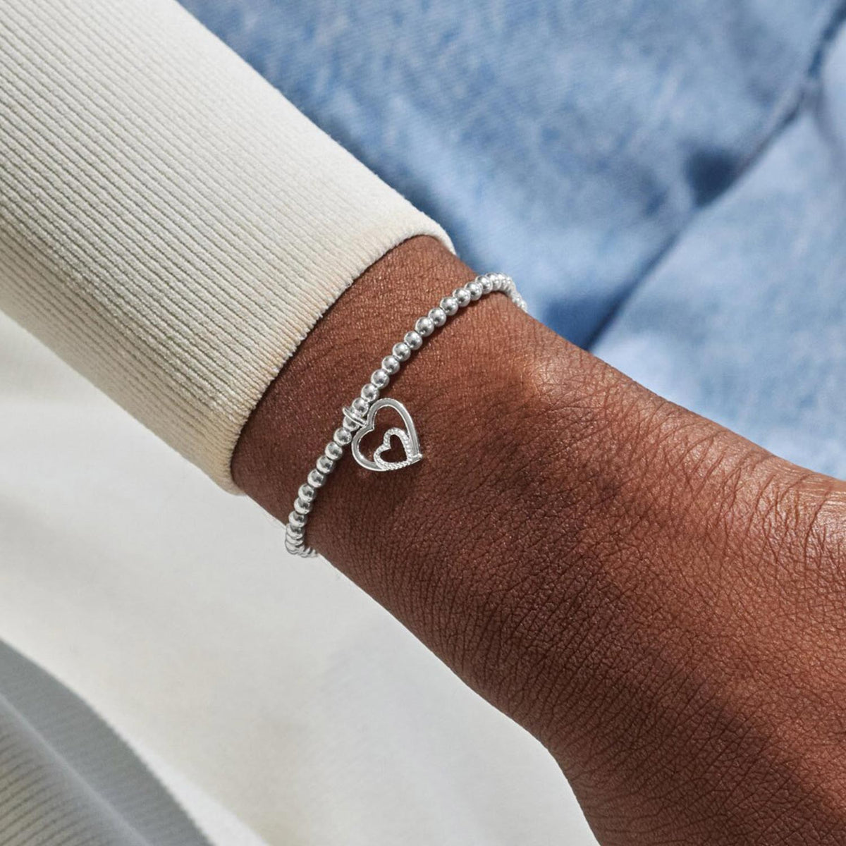 Joma Jewellery Happy First Mother’s Day Bracelet, Silver