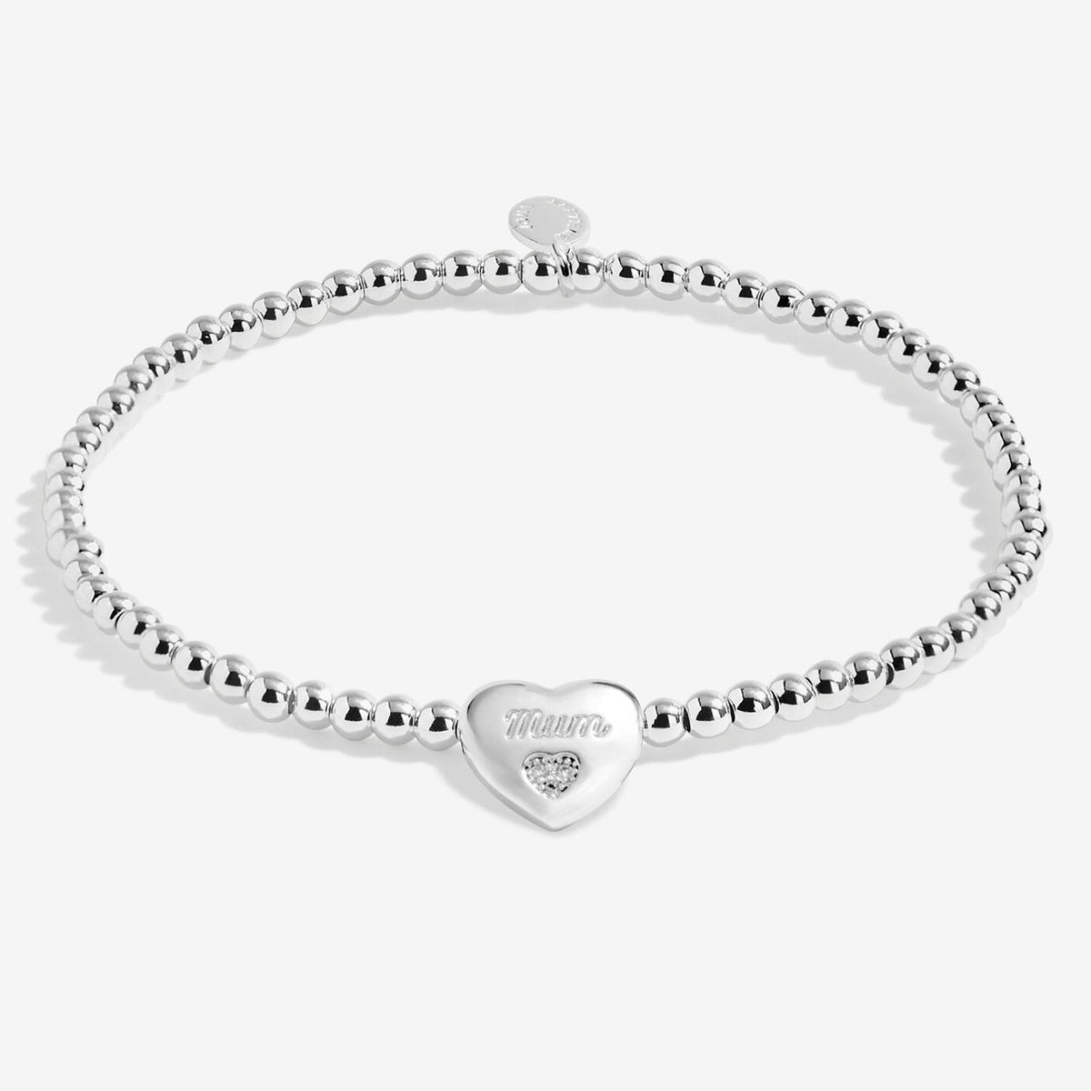 Joma Jewellery Mum Always Remembered Bracelet, Silver