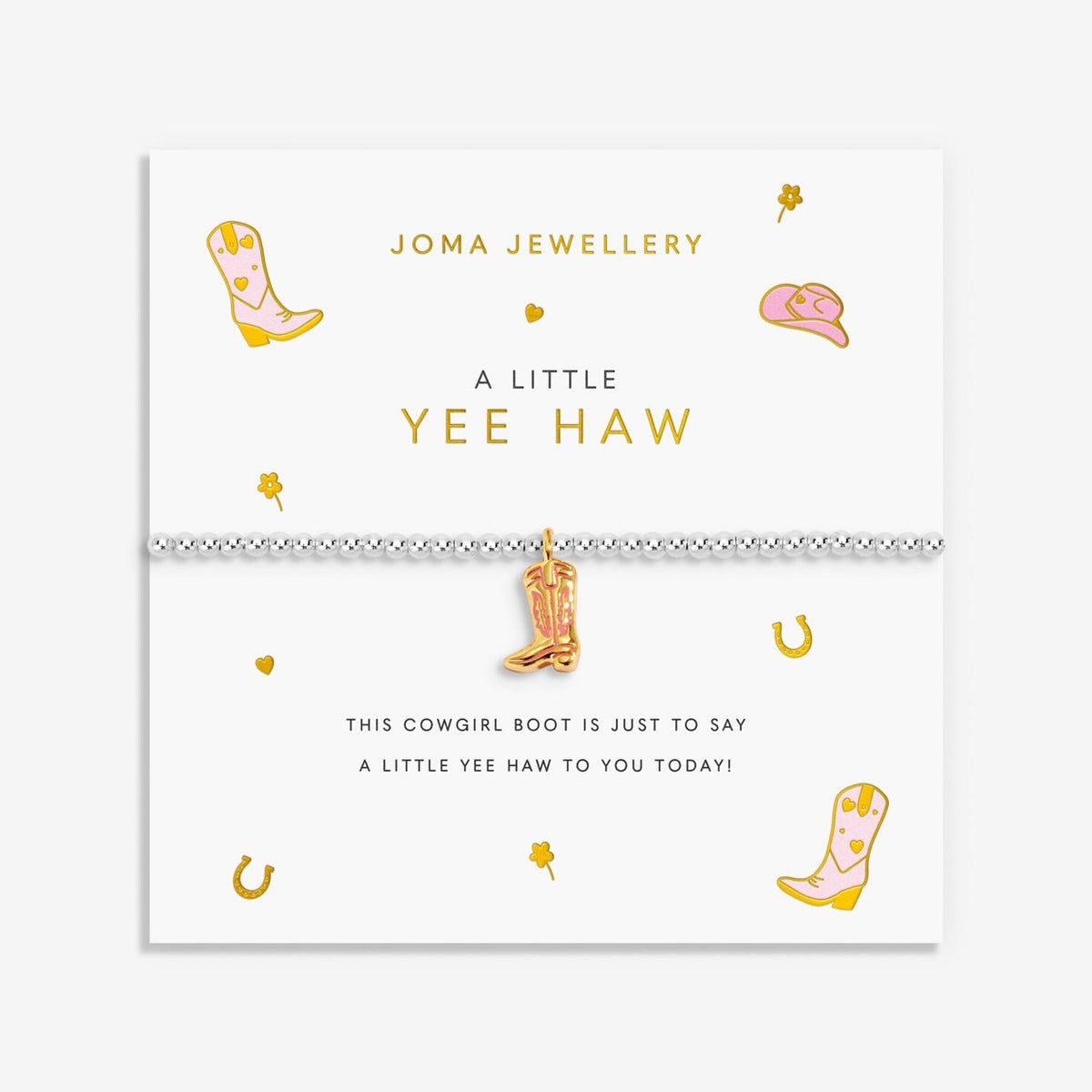 Joma Jewellery Yee Haw Bracelet, Silver