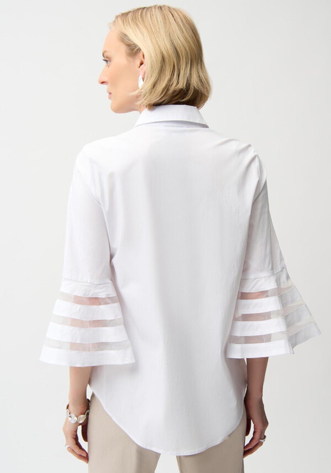 Joseph Ribkoff Straight Blouse, White