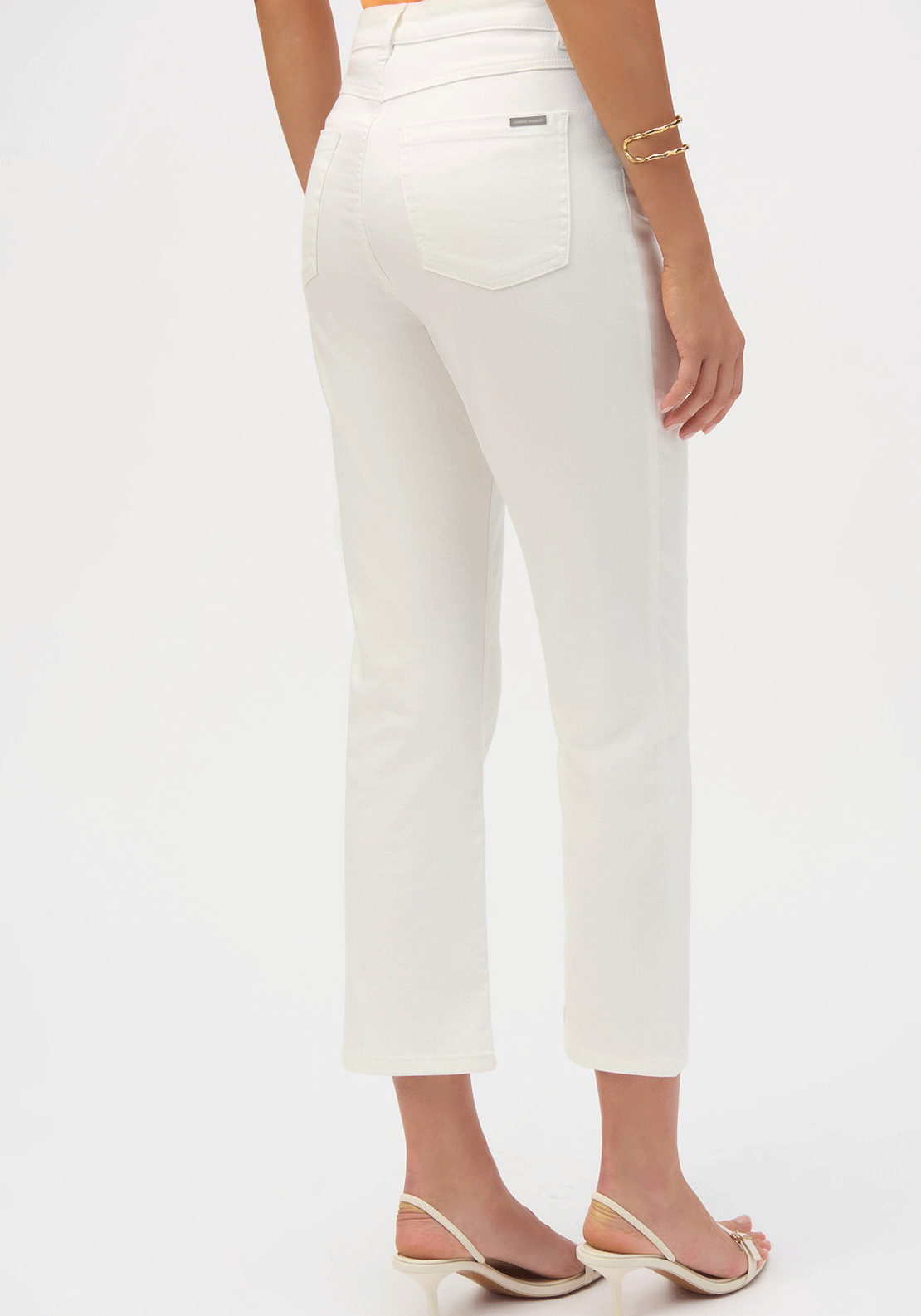 Joseph Ribkoff Margot Straight Leg Jeans, White