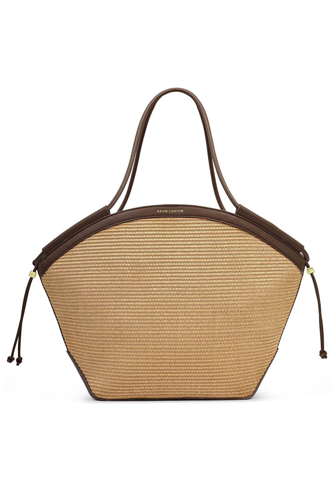 Katie Loxton Florence Tote Bag, Beige & Chocolate