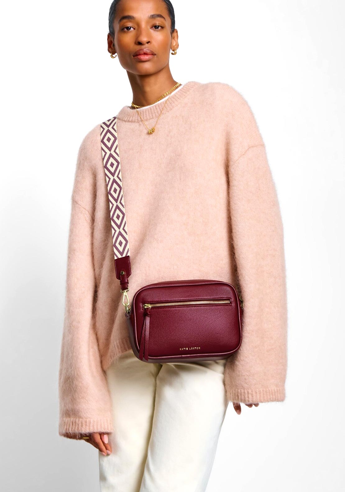 HALLE CROSSBODY BAG Cherry