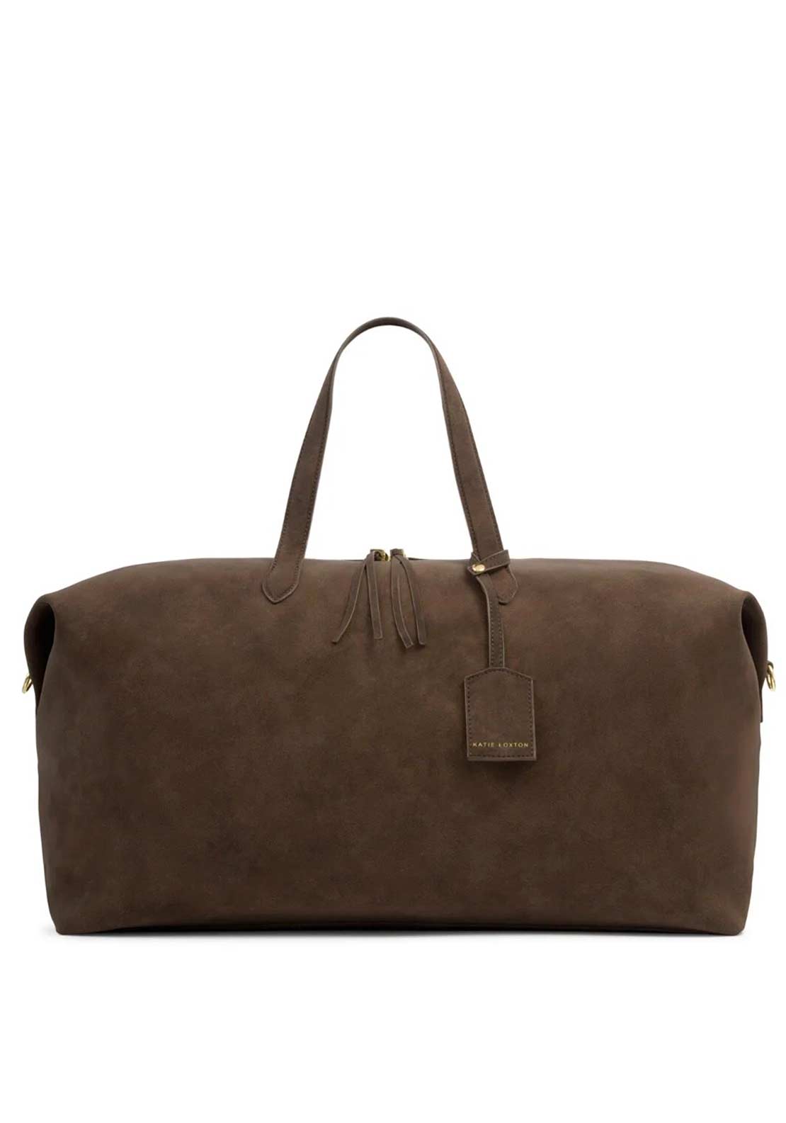 Katie Loxton Soho Suedette Weekend Bag, Brown