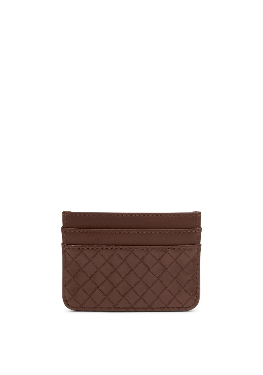 Katie Loxton Nova Woven Texture Card Holder, Brown