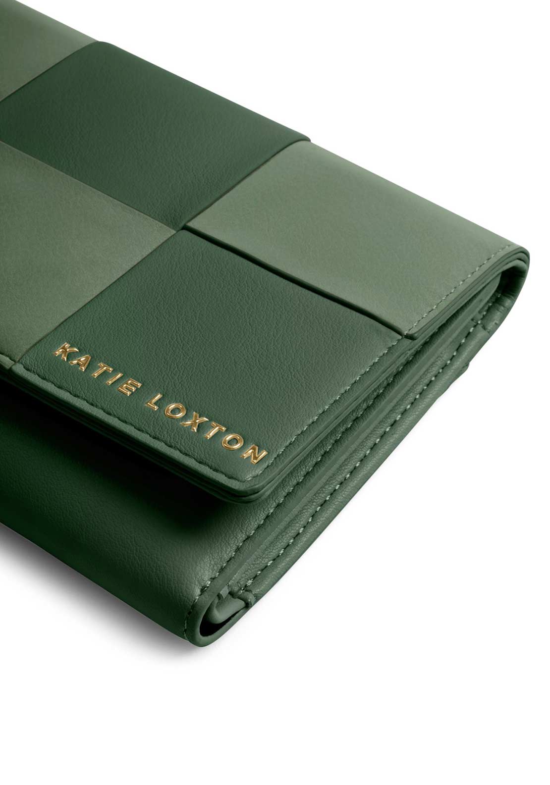 Katie Loxton Taya Woven Wallet, Green