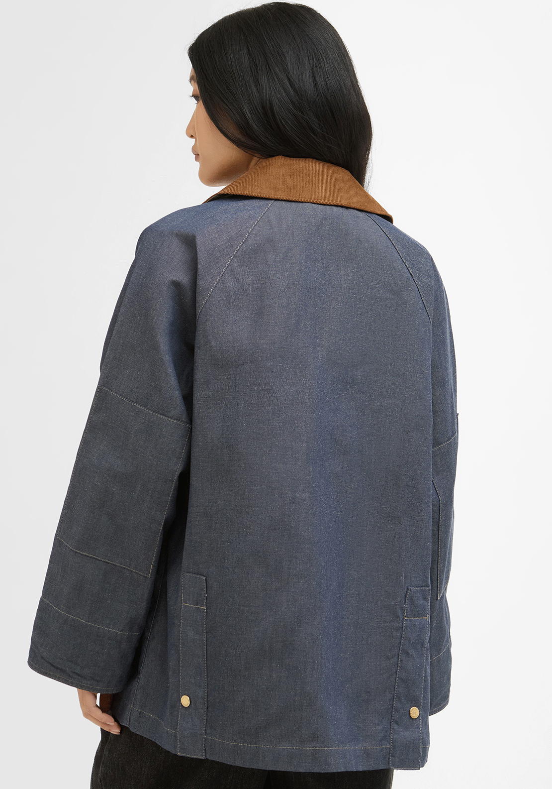 Barbour Womens Asker Denim Jacket, Blue