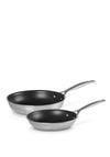 Le Creuset 3 Ply Stainless Steel 2 Piece Frying Pan Set