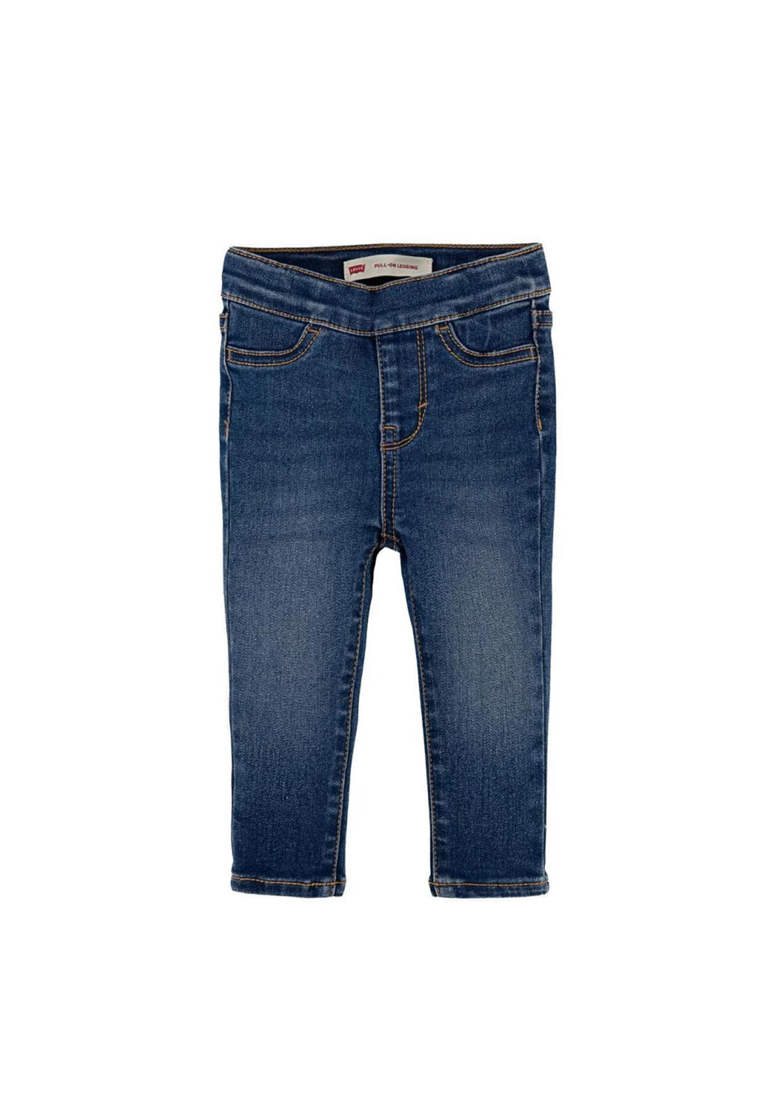 Levi’s Baby Girl Pull On Jegging, Medium Blue Denim