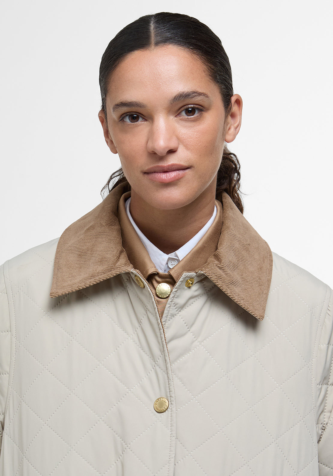 Barbour Corinne Quilted Jacket, Beige