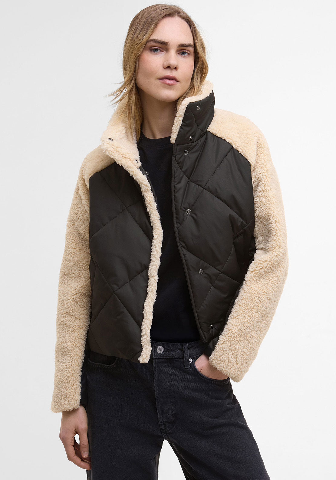 Barbour International Osaka Quilted Jacket, Black