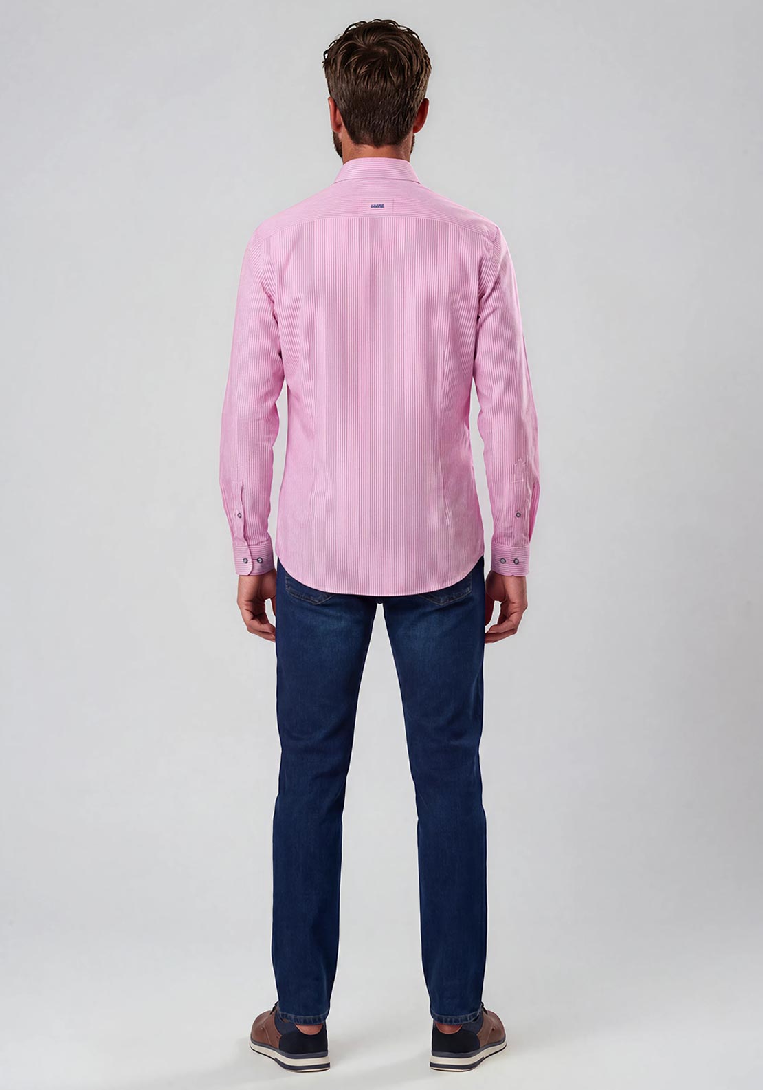 Andre Boyne Stripe Shirt, Pink