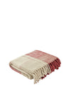 Laura Ashley Dylan Cotton Throw, Cranberry