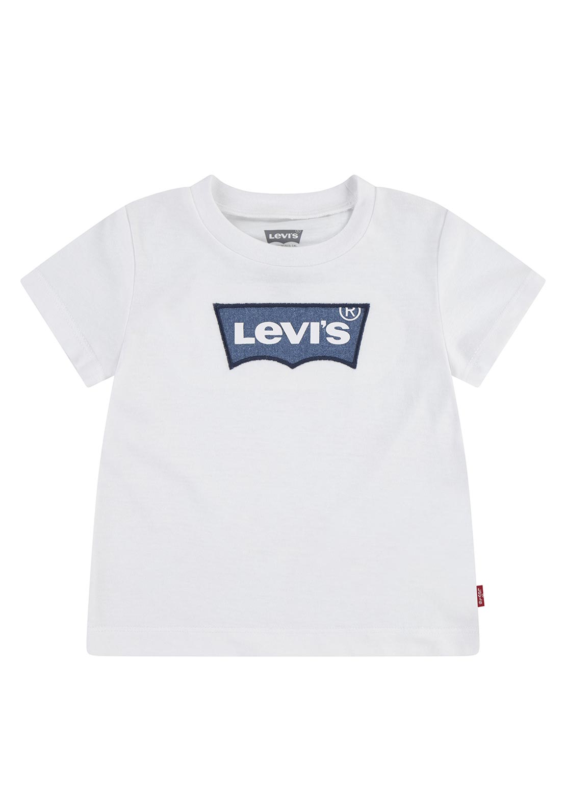 Levi’s Baby Boy Batwing Short Sleeve Tee, White