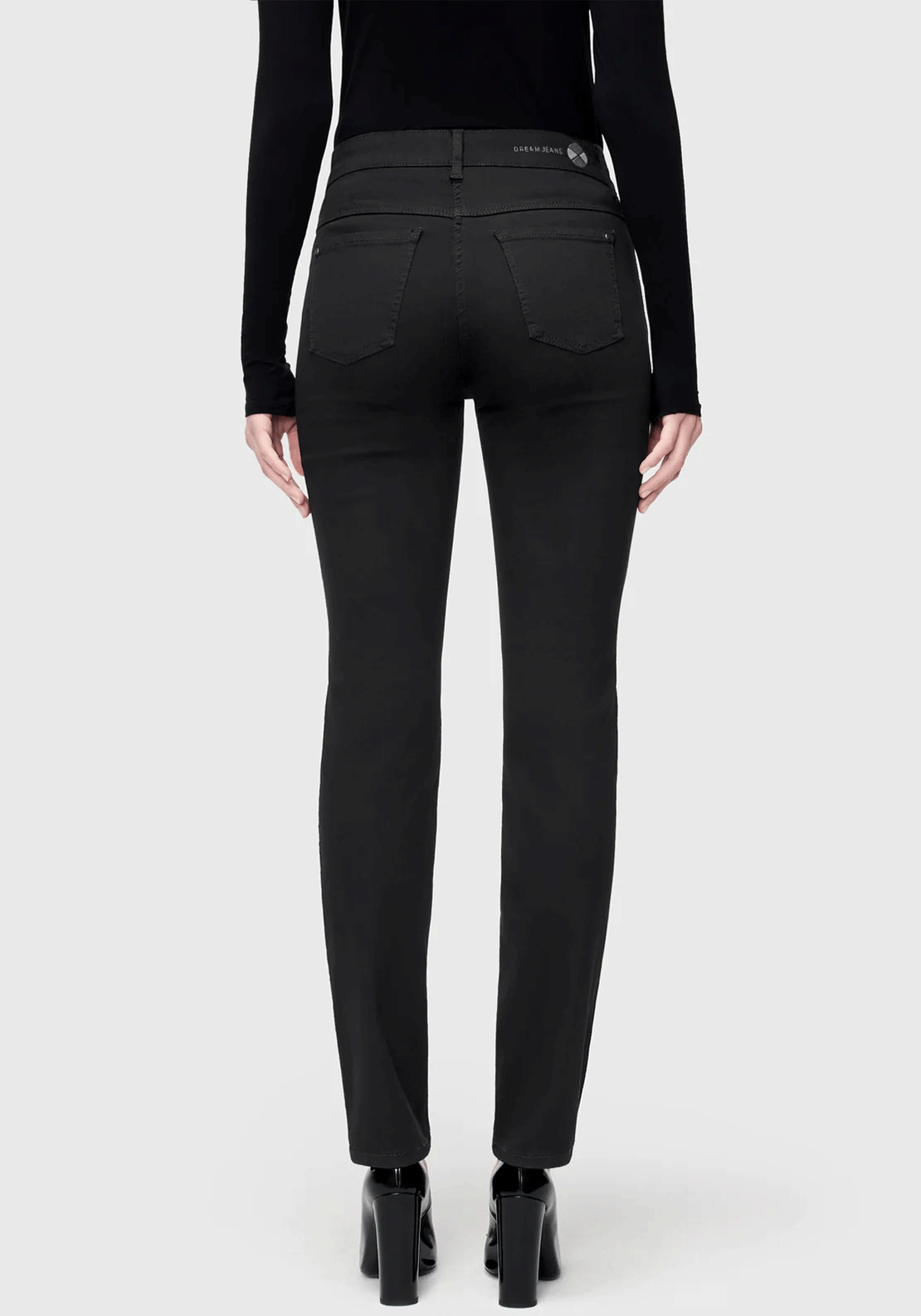 MAC Jeans Dream Straight Leg Jeans, Black