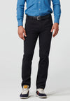 Meyer Chicago Flammé Double Dyed Cotton Chinos, Washed Black