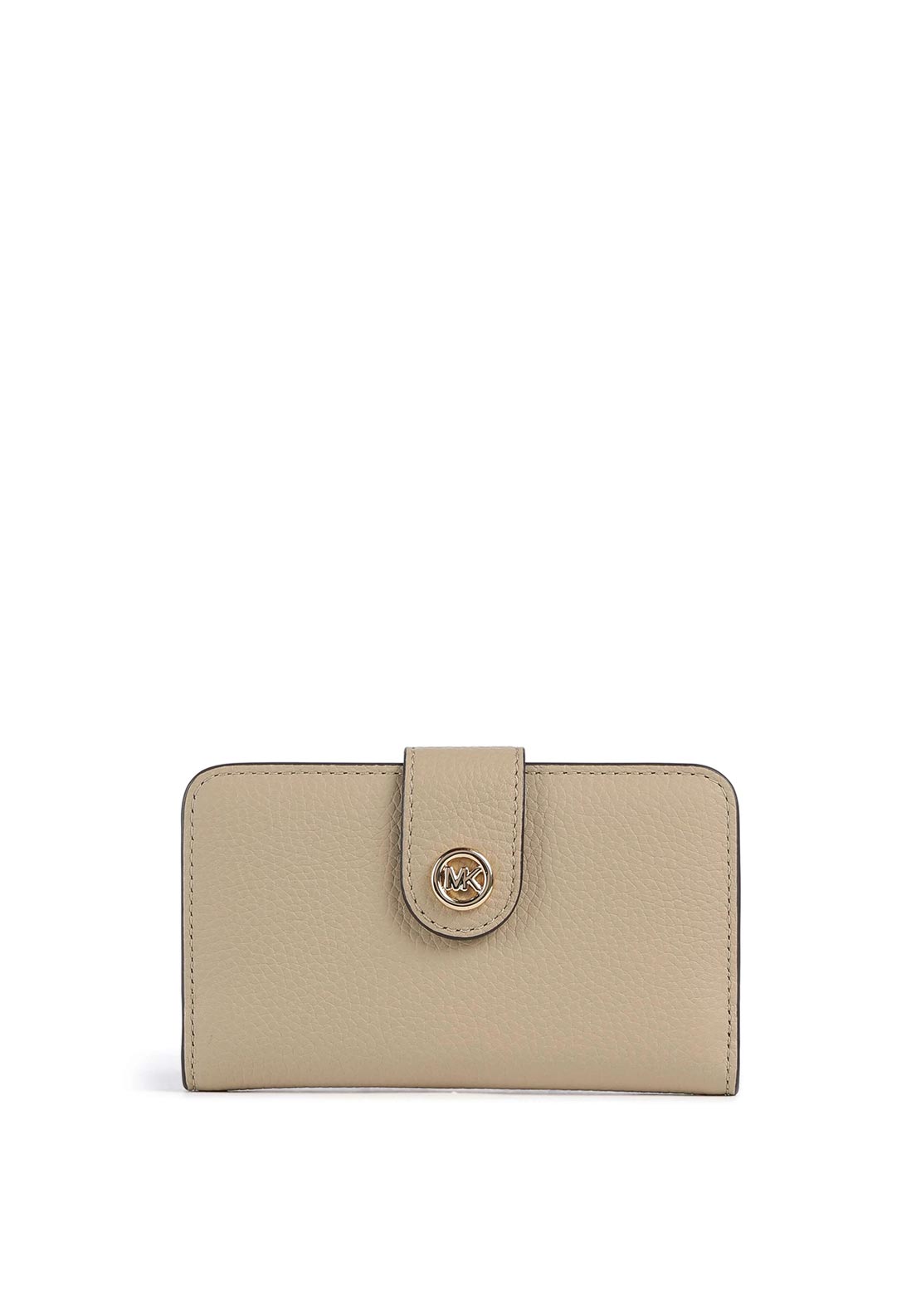 MICHAEL Michael Kors Pop Charm Pebbled Leather Wallet, Beige
