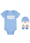 Levi’s Baby Logo Vest 3 Piece Gift Set, Blue