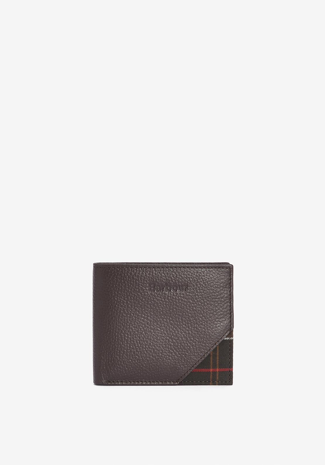Barbour Men’s Tarbert Leather Wallet, Chocolate Brown