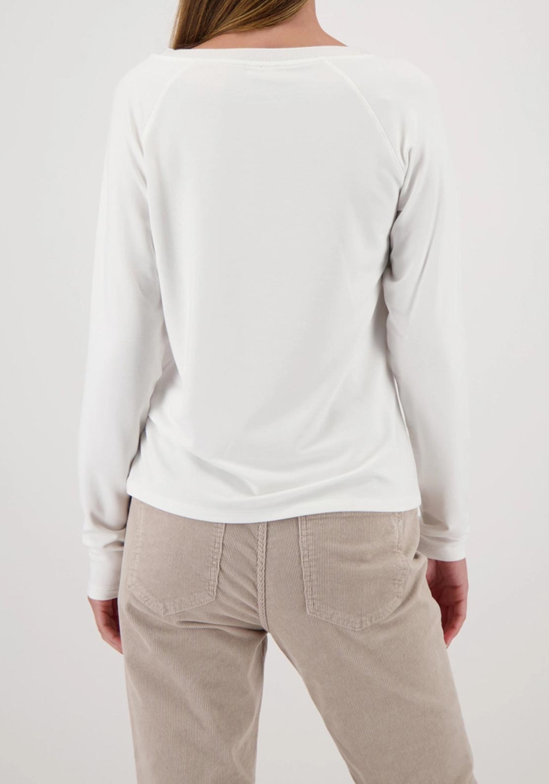 Monari Graphic Print Long Sleeve Top, Off White