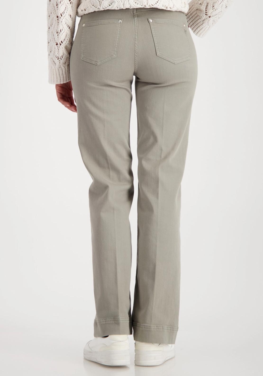 Monari Straight Leg Jeans, Green
