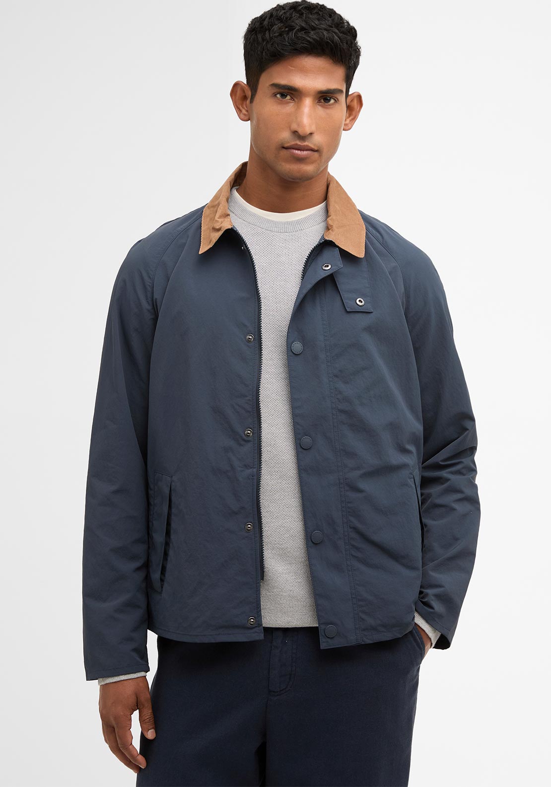 Barbour Men’s Tracker Showerproof Jacket, Navy