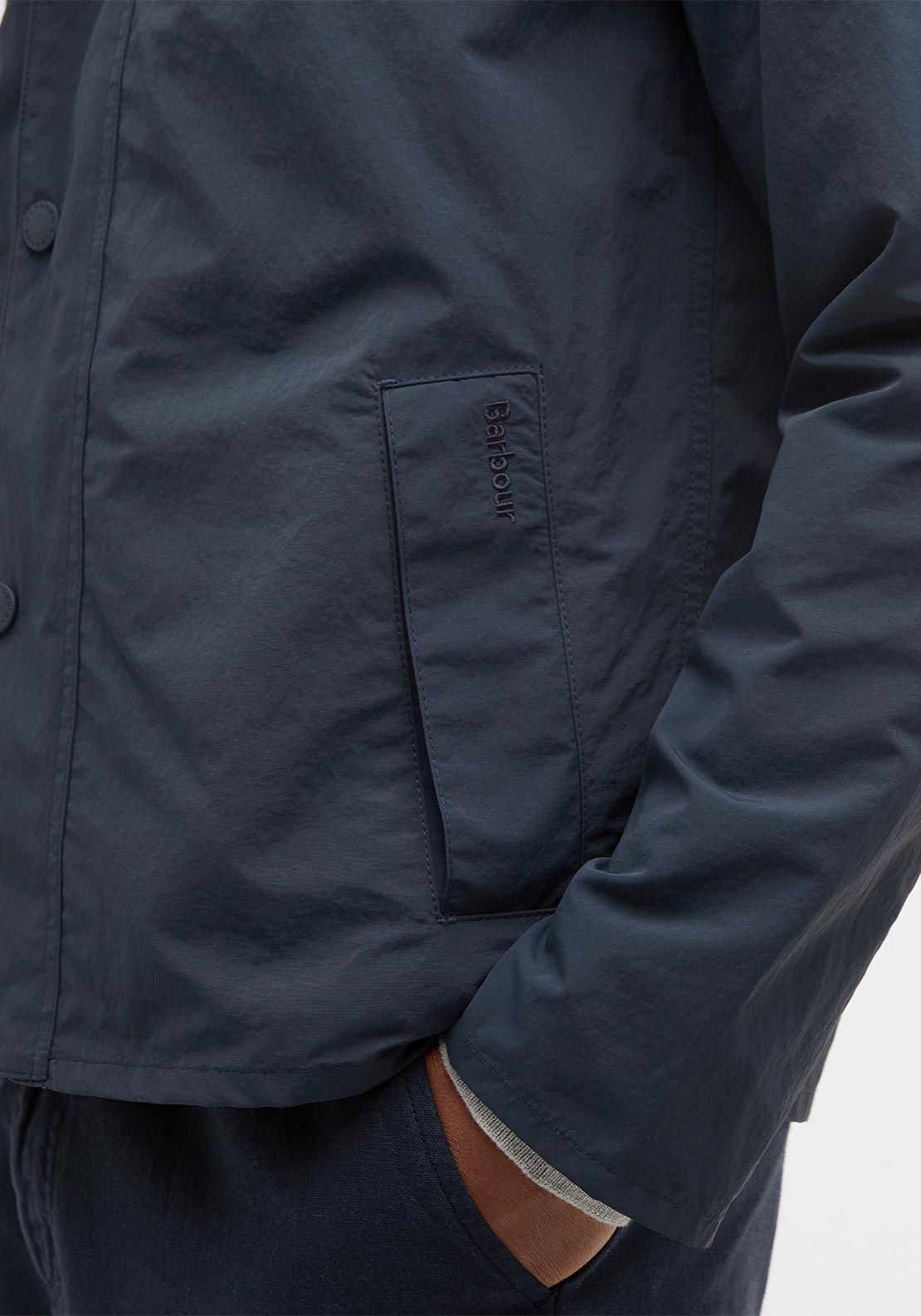 Barbour Men’s Tracker Showerproof Jacket, Navy