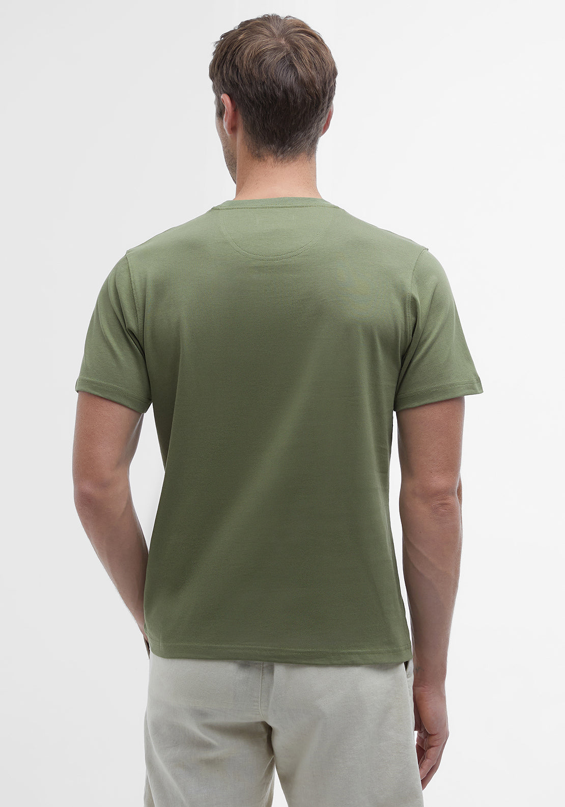 Barbour Men’s Essential Sports T-Shirt, Burnt Olive