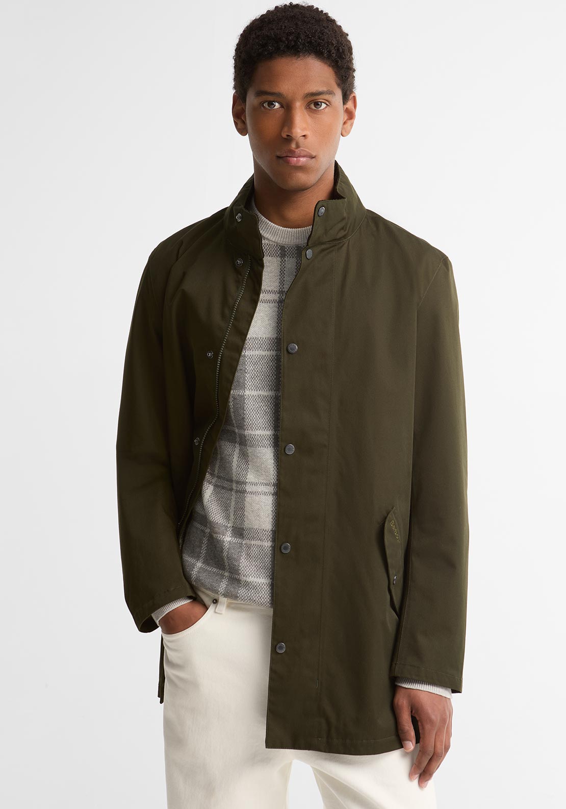 Barbour Men's Chelsea Waterproof Jacket, Sage Green - McElhinneys