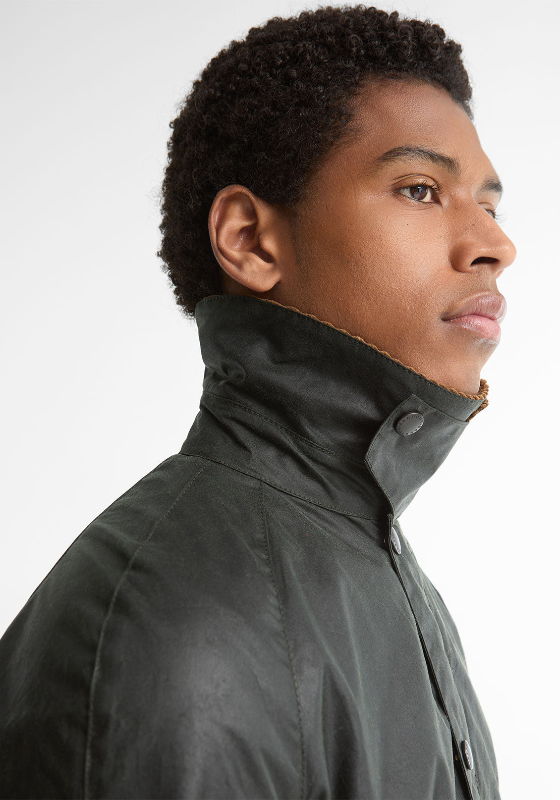 Barbour Men’s Festive Ashby Wax Jacket, Evergreen