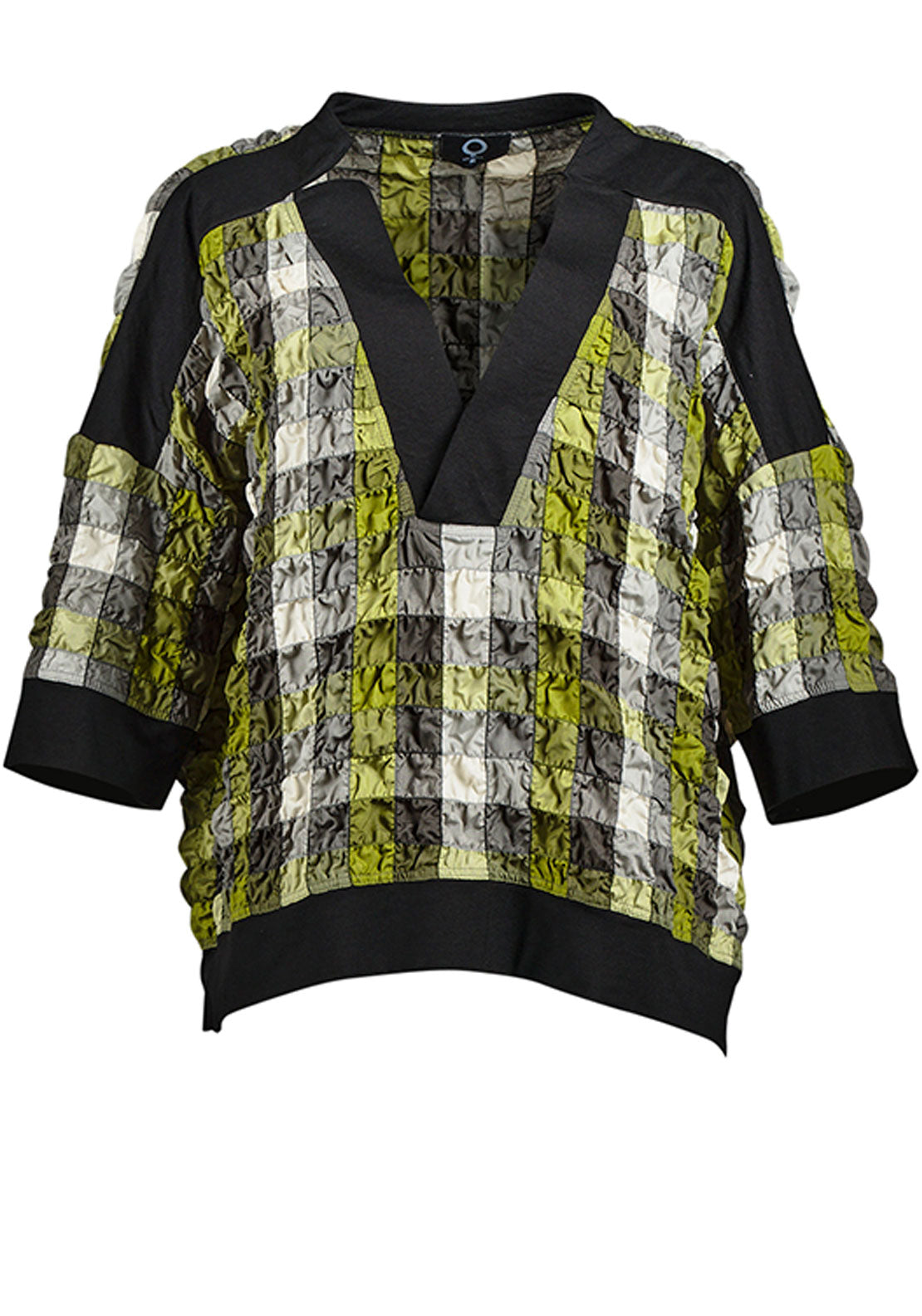 My Soul Check V Neck Top, Green