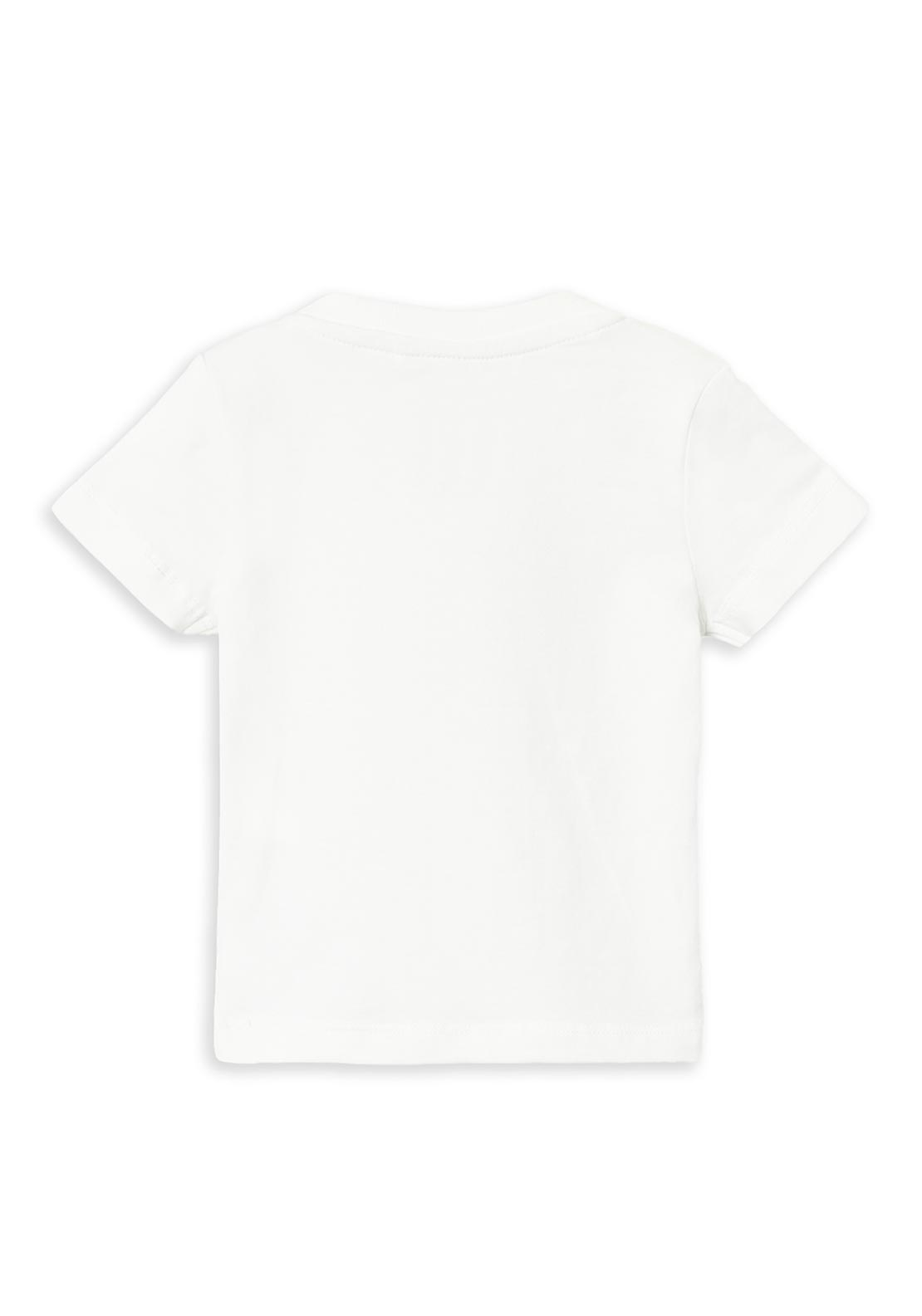Name It Baby Boy Hikke Short Sleeve Tee, Bright White