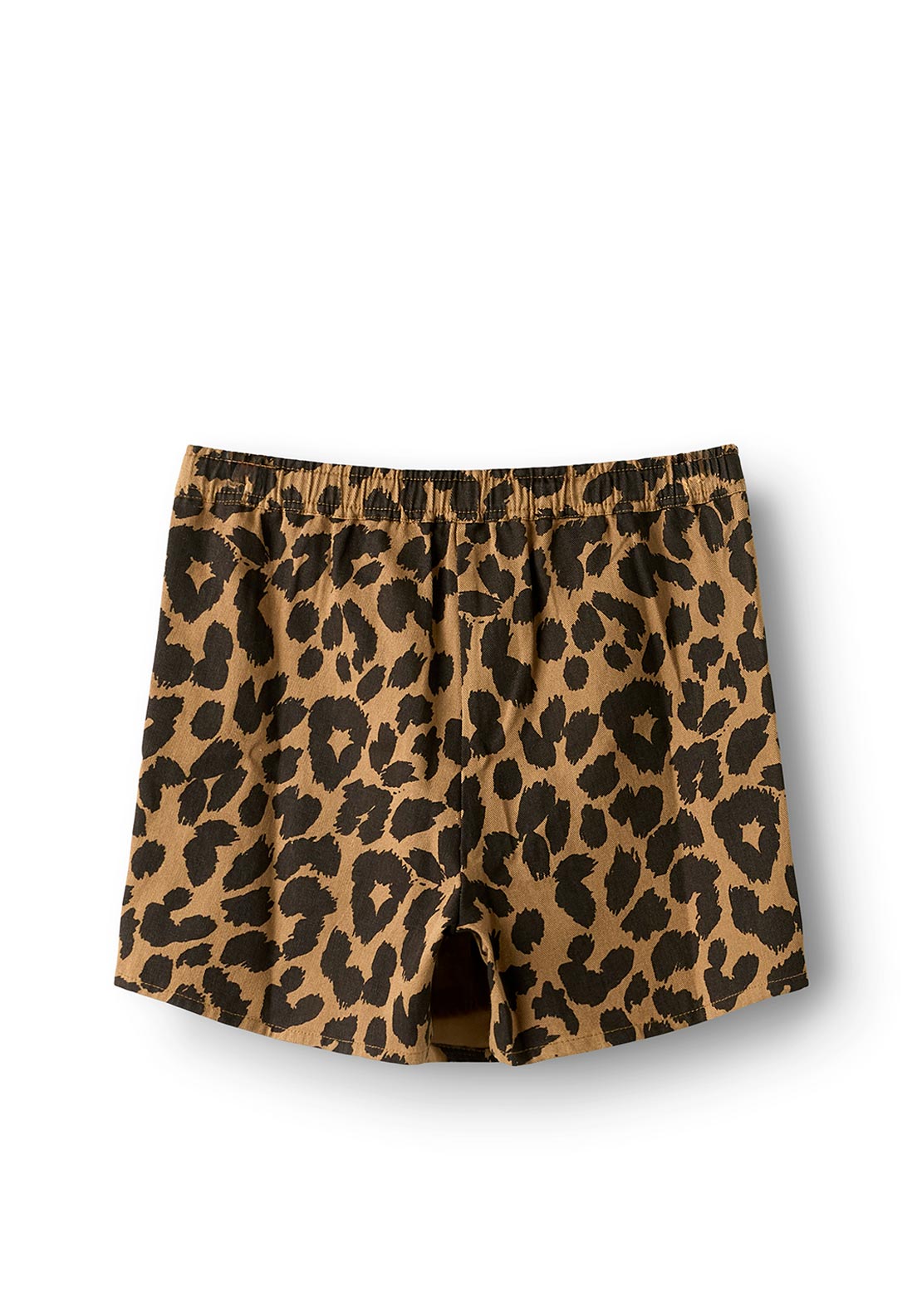 Name It Kid Girl Belate Animal Print Wrap Skort, Brown