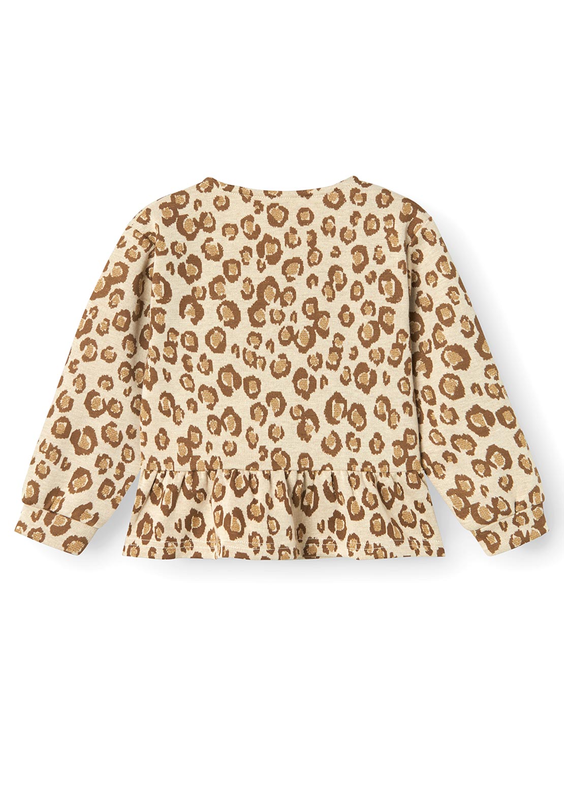 Name It Mini Girl Soleo Animal Print Cardigan, Summer Sand