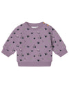 Name It Baby Girl Rayia Long Sleeve Quilted Sweater, Lavender Mist